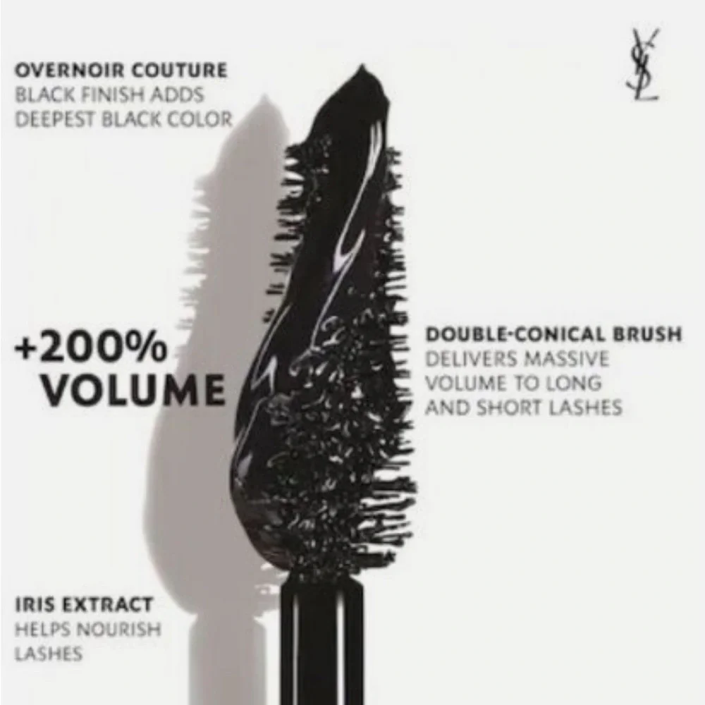 YSL Yves Saint Laurent Lash Clash Mascara Volume Extreme Travel 0.06 oz set x 3